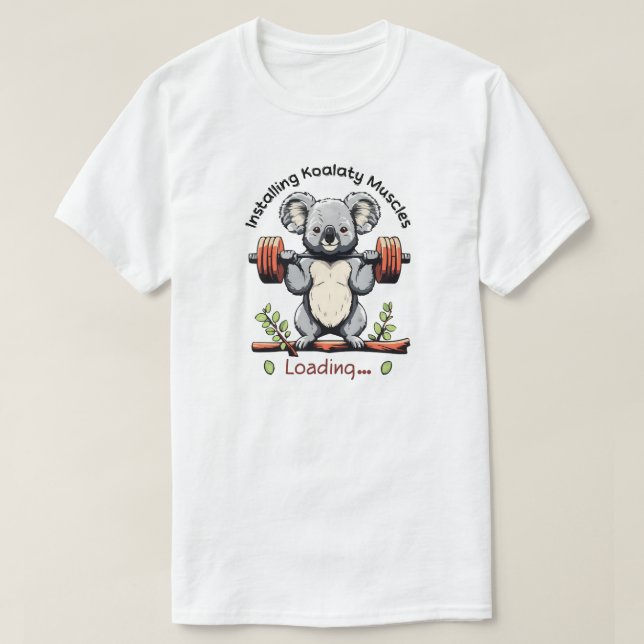 Installation von Koalaty Muskeln T-Shirt (Design vorne)