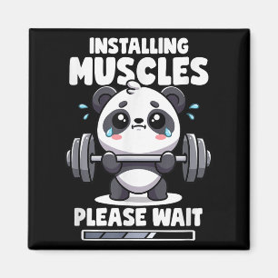 Installation von Muskeln Bitte warten Panda Liftin Magnet