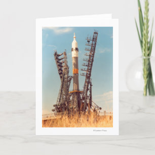 Installation von Soyuz Raumfahrzeug in Bajkonur Karte