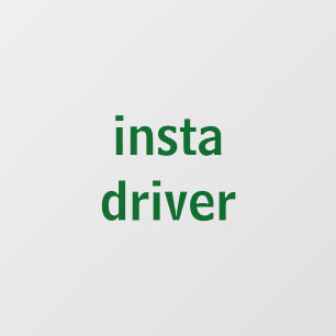 Installiert den Lieferungstreiber Autofenster Fensteraufkleber
