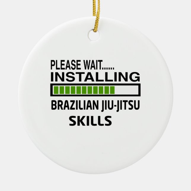 Installierung von Brasilianer Jiu-Jitsu Keramik Ornament (Vorne)