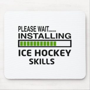 Installierung von Eis-Hockey-Fähigkeiten Mousepad