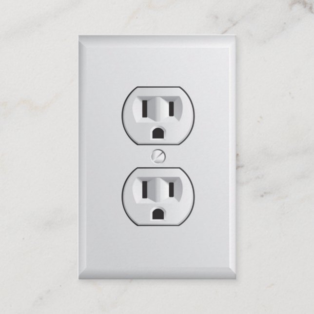 Instandhaltung der elektrischen Ausgänge Beruflich Visitenkarte (Vorderseite)