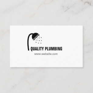 Instandhaltung des Klempners Faucet Water Handyman Visitenkarte