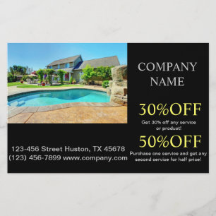 Instandhaltung des Zuhause-Renovierungspools Flyer