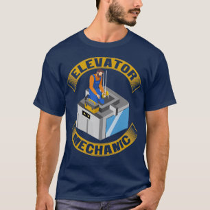 Instandhaltung von Aufzügen Mechanische Konstrukti T-Shirt