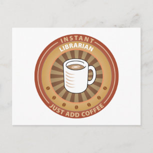 Instant-Bibliothekar Postkarte