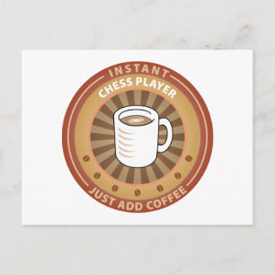 Instant Chess Player Postkarte