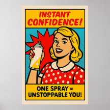 Instant Confidence Spray - Pop Art Empowerment
