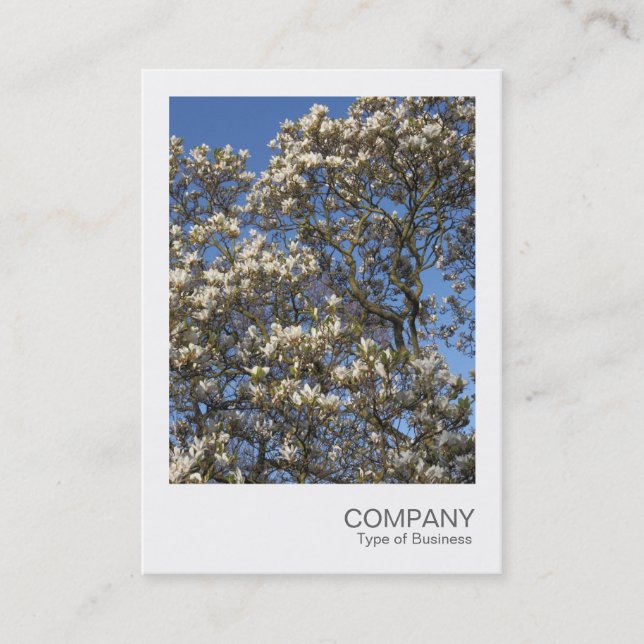 Instant Foto 011 - Magnolia Tree Visitenkarte (Vorderseite)