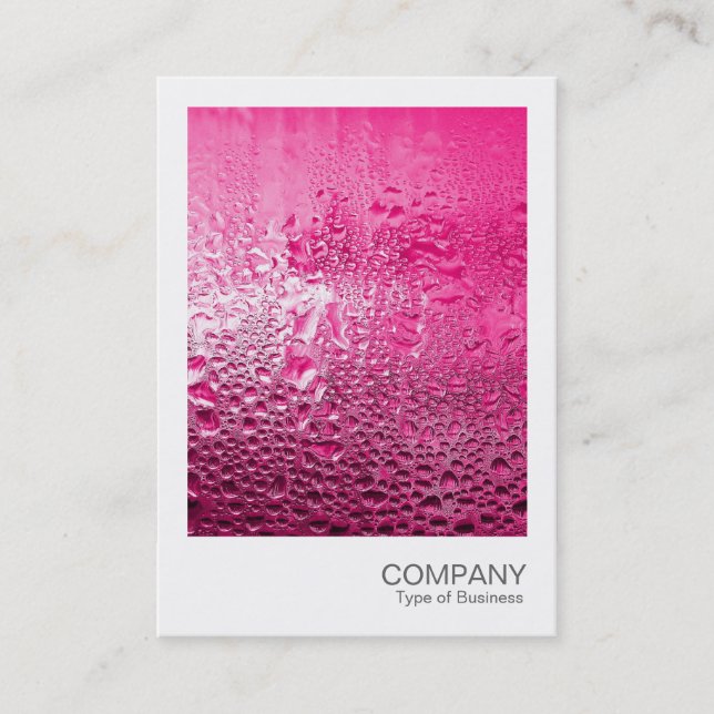 Instant Foto 029 - Rosa Wasser Visitenkarte (Vorderseite)