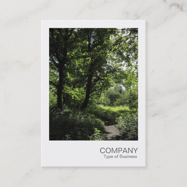Instant Foto 041 - Frühjahr im Wald Visitenkarte (Vorderseite)