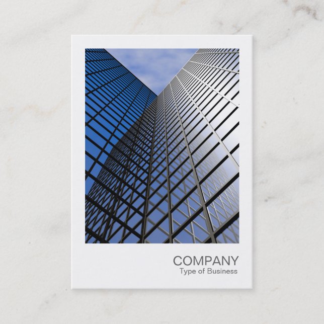 Instant Foto 081 - Reflektiver Office-Block Visitenkarte (Vorderseite)