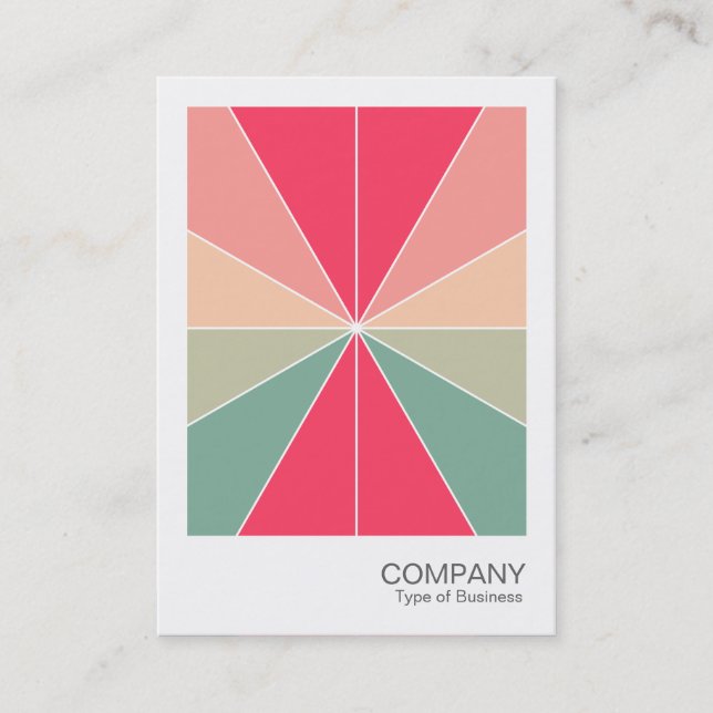 Instant Foto - Farbsegmente 03 Visitenkarte (Vorderseite)