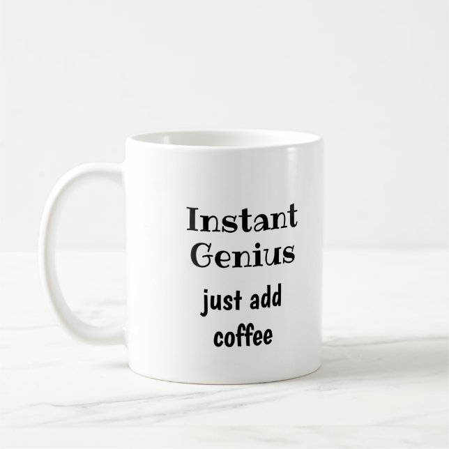 Instant-Genie einfach Kaffee-Zitat hinzufügen Kaffeetasse (Links)