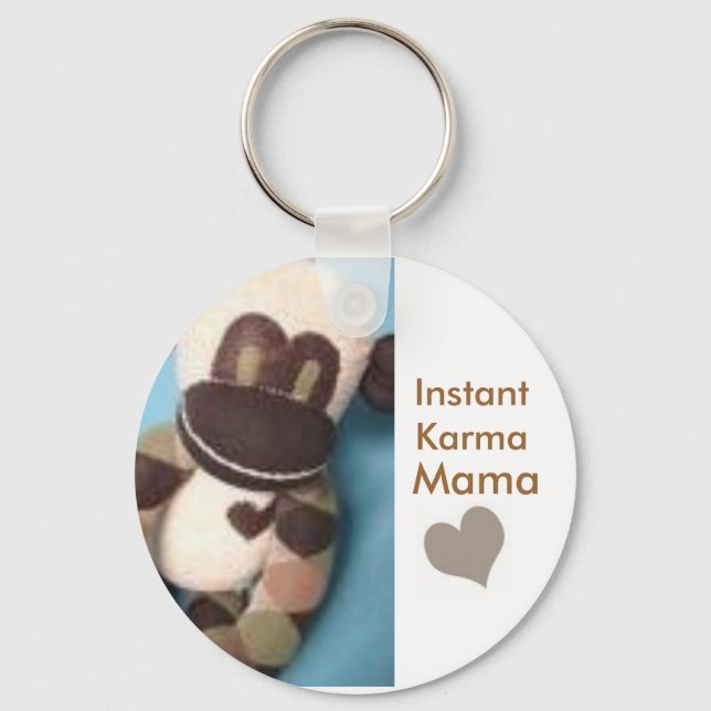 Instant Karma Schlüsselanhänger (Vorderseite)