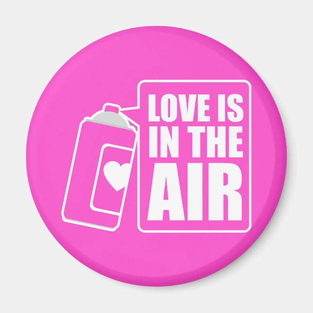 Instant Liebe Pink Magnet (Vorne)