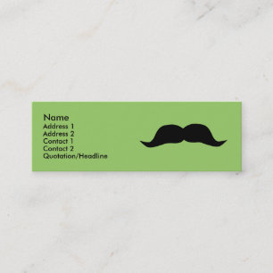 Instant Mustache-Visitenkarten Mini Visitenkarte