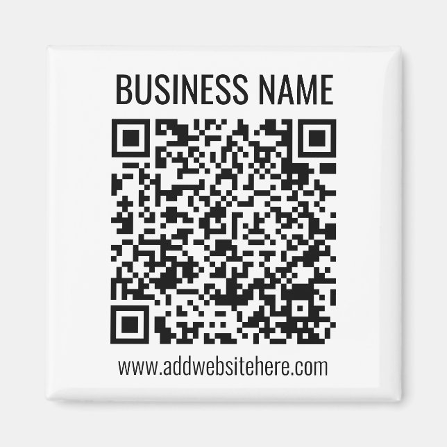 Instant QR Code (geben Sie Ihre Website-URL ein, u Magnet (Vorne)