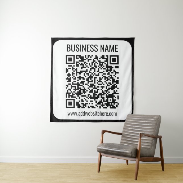 Instant QR Code (geben Sie Ihre Website-URL ein, u Wandteppich (Beispiel)