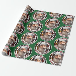 Instant Santa! Fügen Sie einfach Ihr Gesicht hinzu Geschenkpapier
