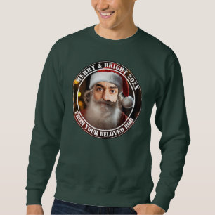 Instant Santa! Fügen Sie einfach Ihr Gesicht hinzu Sweatshirt