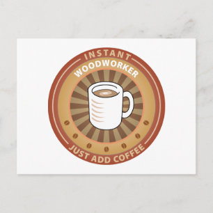 Instant Woodworker Postkarte