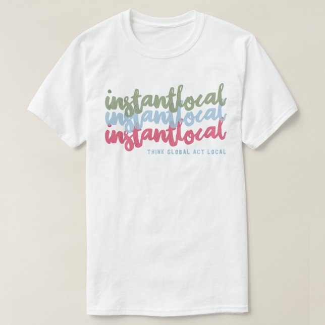 InstantLocal 3x T-Shirt (Design vorne)