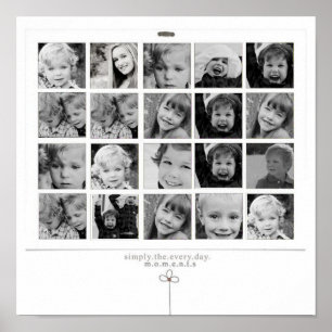 Instgramm-Foto-Collage Poster