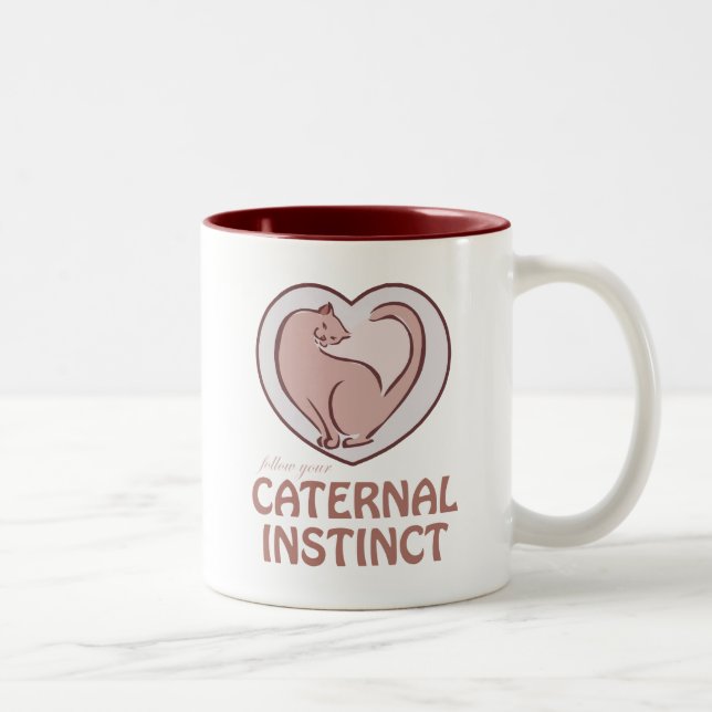 Instinkt Zweifarbige Tasse (Rechts)