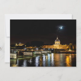 Institut de France und Pont des Arts - Paris Einladung