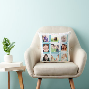 Instragram Moderne stilisierte Pfeile Ihre Fotos Kissen