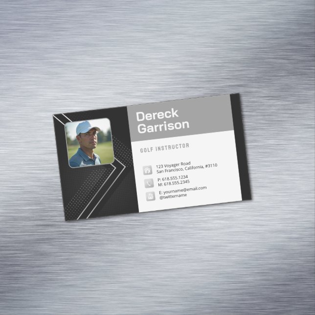 Instructeur de golf | Carte de visite professionne (In Situ)