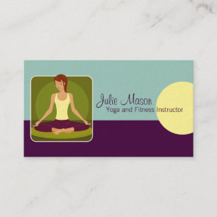 Instructeur de yoga Carte de visite