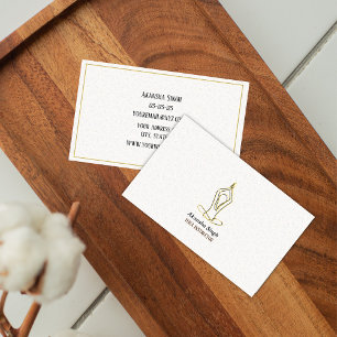 Instructeur de yoga Carte de visite minimal