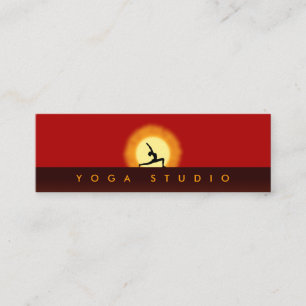 Instructeur de Yoga Sunrise Pose Carte de visite m