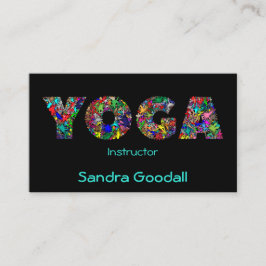 Instructeur YOGA Carte de visite assez personnalis