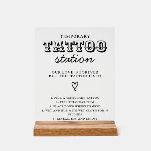 Instruction de la barre de tatouage temporaire de