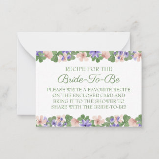 Instruction de la carte de recette