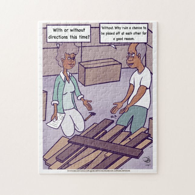 Instructions Carton Jigsaw Puzzle (Vertical)