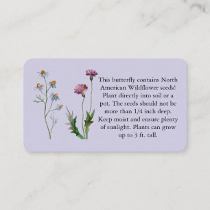 Instructions sur le papier semence sur le Carte de