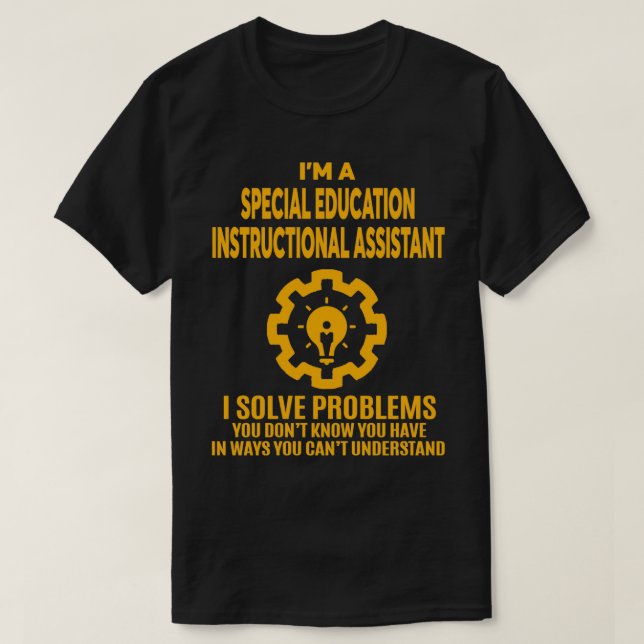 INSTRUKTIONELLE BILDUNG INSTRUKTIONELLER ASSISTENT T-Shirt (Design vorne)