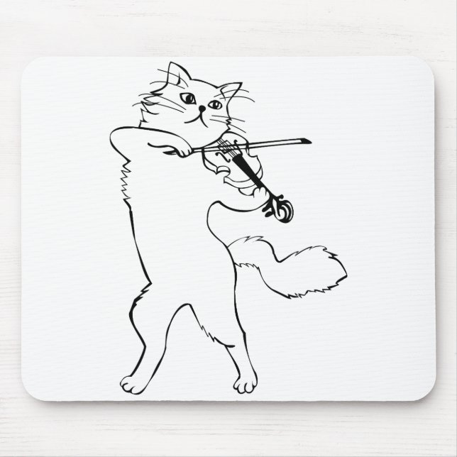 Instrument für Geigermusik Mousepad (Vorne)