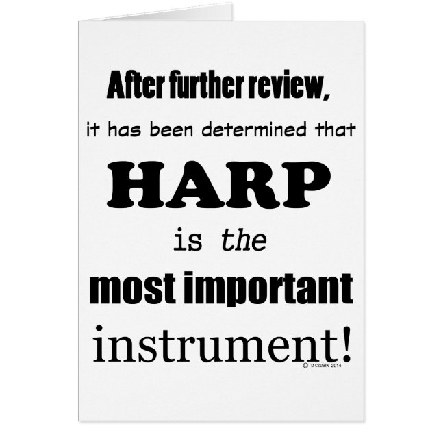 Instrument le plus important (Devant)