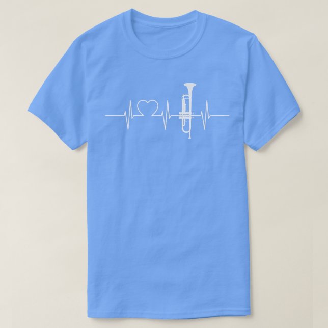 Instrument Music Player Trumps Abstrakte Trumpet T-Shirt (Design vorne)