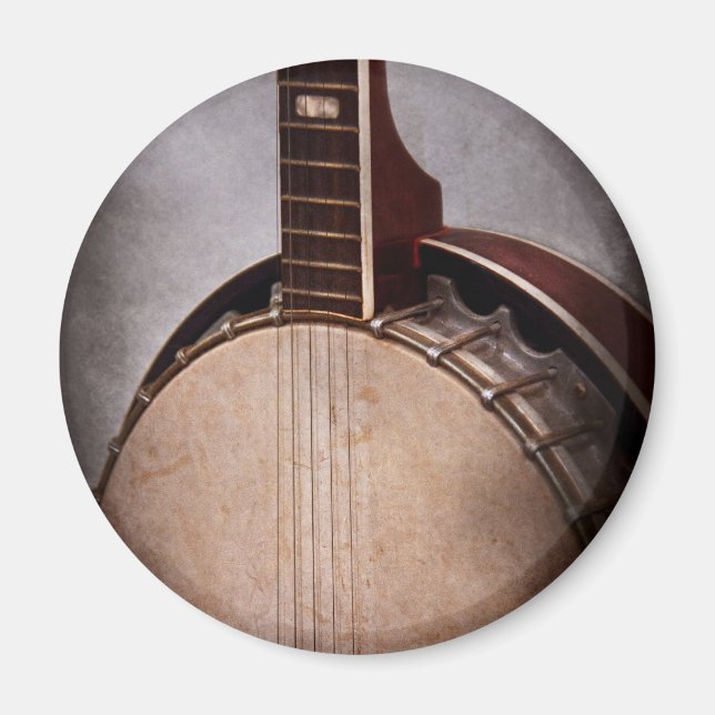 Instrument - String - Ein typisches Banjo Magnet (Vorne)