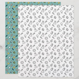 Instrumental Biology Laboratory Scrapbooking Papie