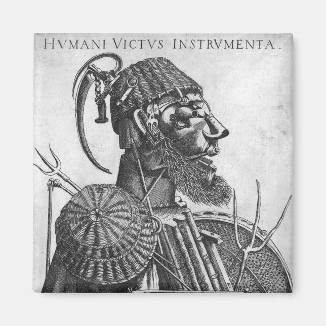 Instrumente der menschlichen Trägheit, Arcimboldo Magnet (Vorne)