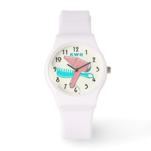 Instrumente des Handels - Beautician Personalisier Armbanduhr