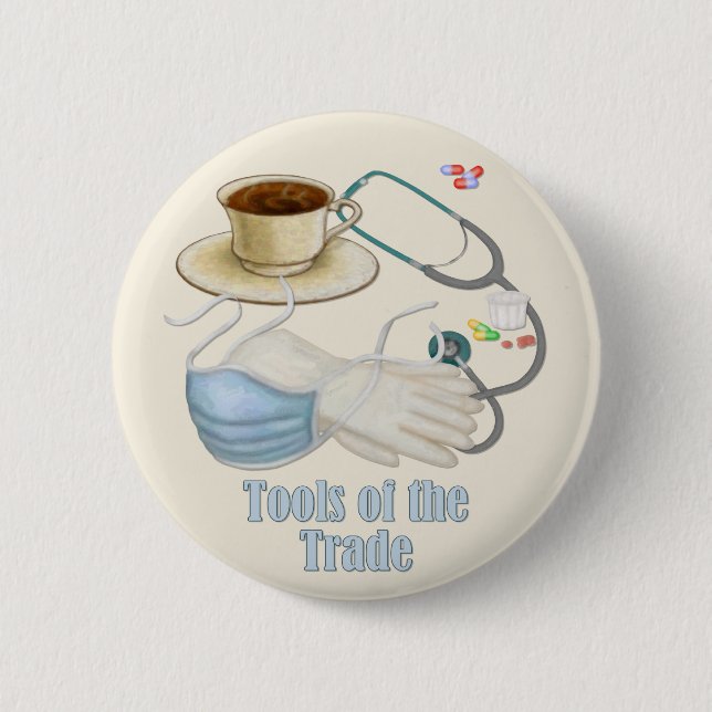 Instrumente des Handels Button (Vorderseite)